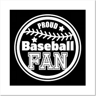 Proud Baseball Fan, Sports Gift Posters and Art